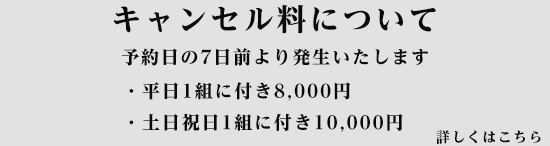 キャンセル料